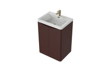Load image into Gallery viewer, Aragon 600mm Bathroom Floor Cabinet 2 Door Soft Close with Basin  - Rustic Earth
