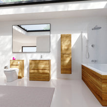 Load image into Gallery viewer, Aragon 15mm Bath MDF 2 Part Front Panel 1700mm - Driftwood Oak
