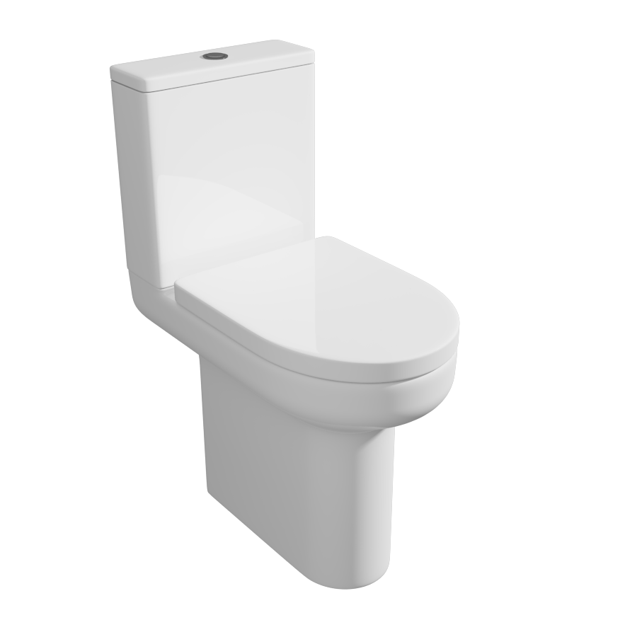 Bijou Close Couple Comfort Heigh (Raised)  Toilet with Soft Close Seat