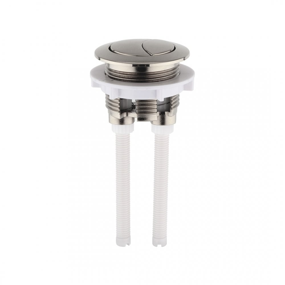 VaresA Standard WC Toilet Cistern Buttons - Nickel