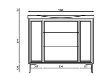 Load image into Gallery viewer, Bota 1000mm Bathroom Vanity Cabinet - Green
