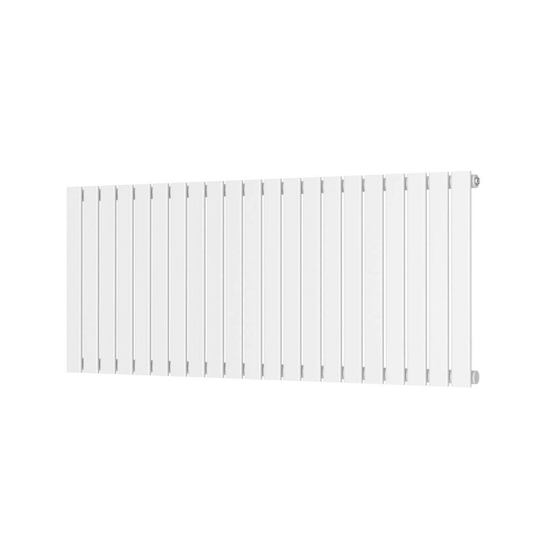 Applaud Low Carbon Steel Horizontal Designer Single Radiator including TRV – 600 X 1430 - White