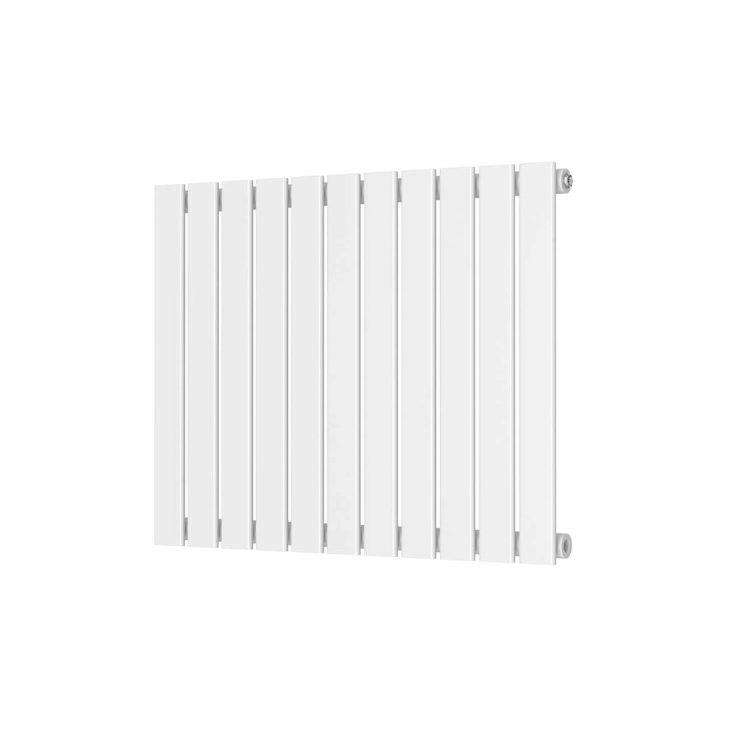 Applaud Low Carbon Steel Horizontal Designer Single Radiator including TRV – 600 X 750mm - White