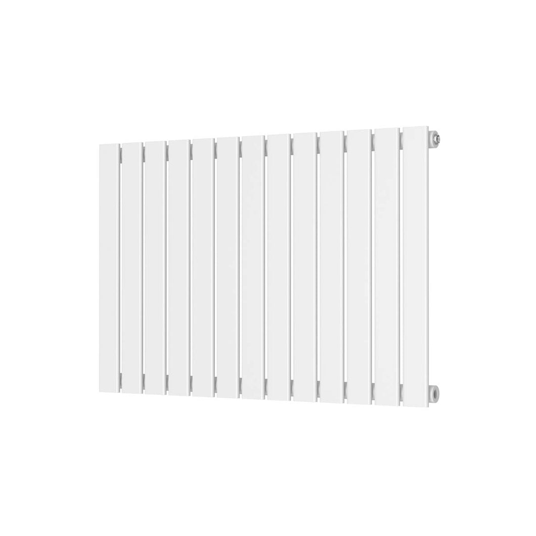 Applaud Low Carbon Steel Horizontal Designer Single Radiator including TRV – 600 X 886mm - White
