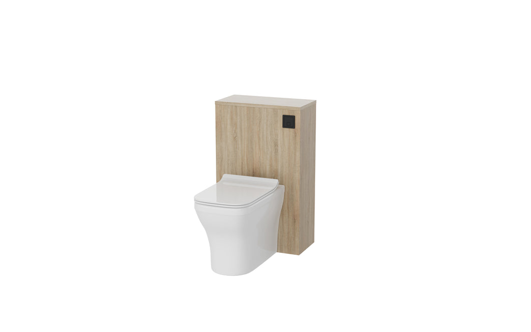Corsica 500mm Bathroom Furniture WC Unit  - Somona Driftwood Oak