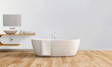 Load image into Gallery viewer, VaresA 10mm White Metallic Shimmer PVC Shower Wall Panels 2400 x 1000mm Tongue and Groove  1 Free Gripbond Adhesive
