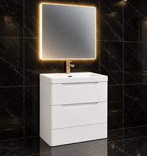 Load image into Gallery viewer, Vares-A H2o 600mm 2 Handless Drawer Floor Waterproof Bathroom Unit - White
