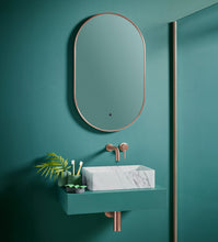 Load image into Gallery viewer, Aubrey LED Mirror Brass 500 × 800mm - Bronze
