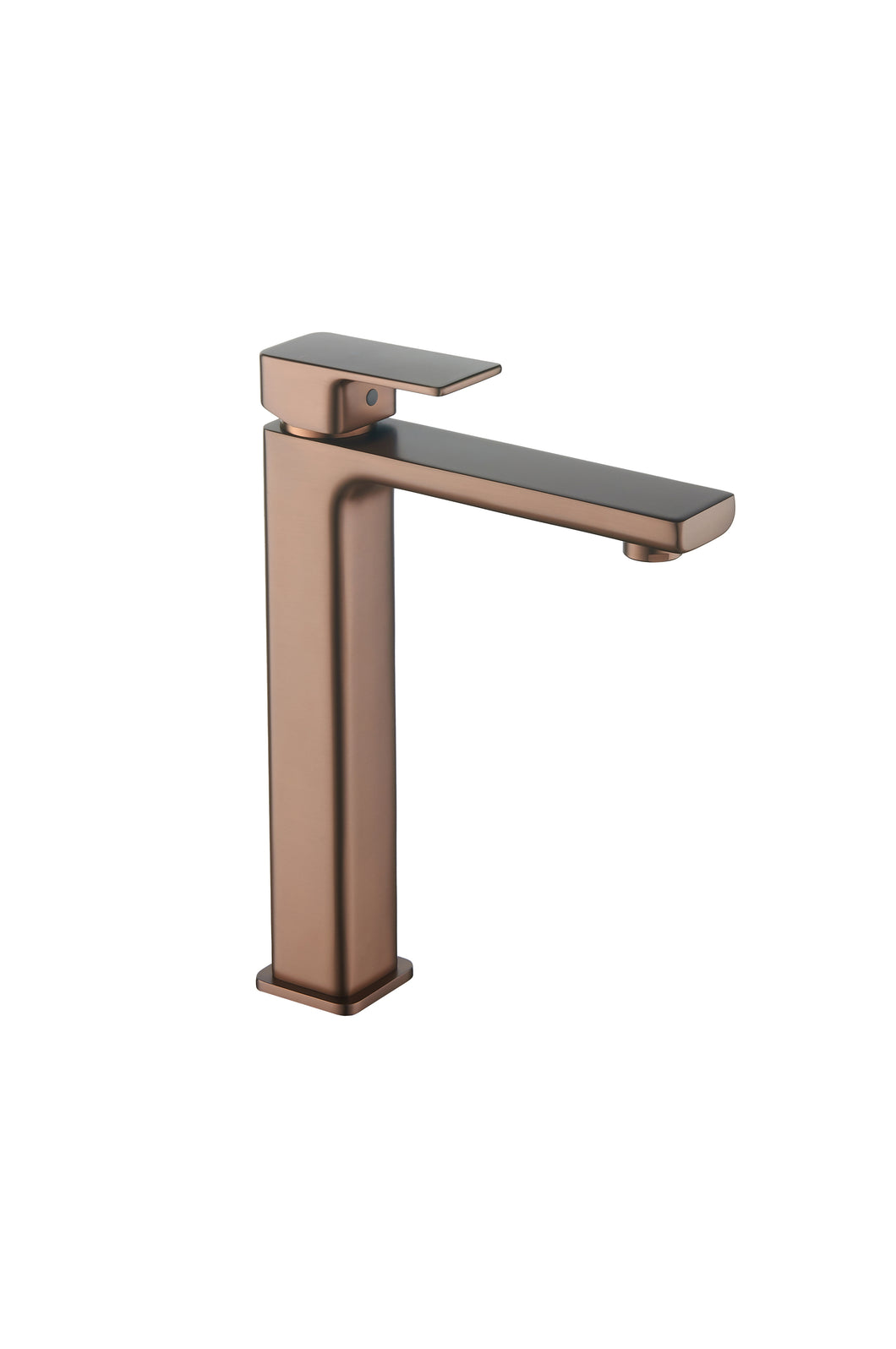 Mura Bathroom Mono Tall Counter Taps, Cold Water Start - Brushed Bronze