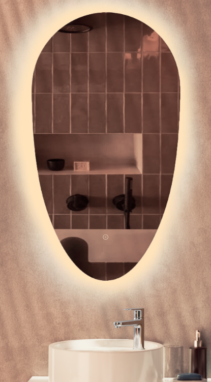 Vares-A Tear Bathroom LED Demist/Mirror - 500 x 900mm