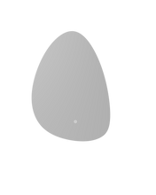 Load image into Gallery viewer, Vares-A Pebble Bathroom LED Demist/Mirror - 500 x 700mm
