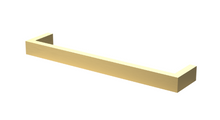 Load image into Gallery viewer, VaresA 500mm Single Electric Designer Bathroom Towel Warmers Rail 12 Volt - 19 Watts - Brushed Brass
