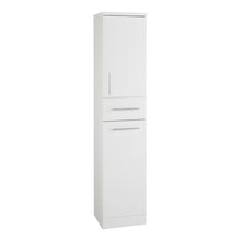 Load image into Gallery viewer, Vares-A Tallboy Floor Mounted Bathroom Unit 350mm x 300mm Deep - White Gloss
