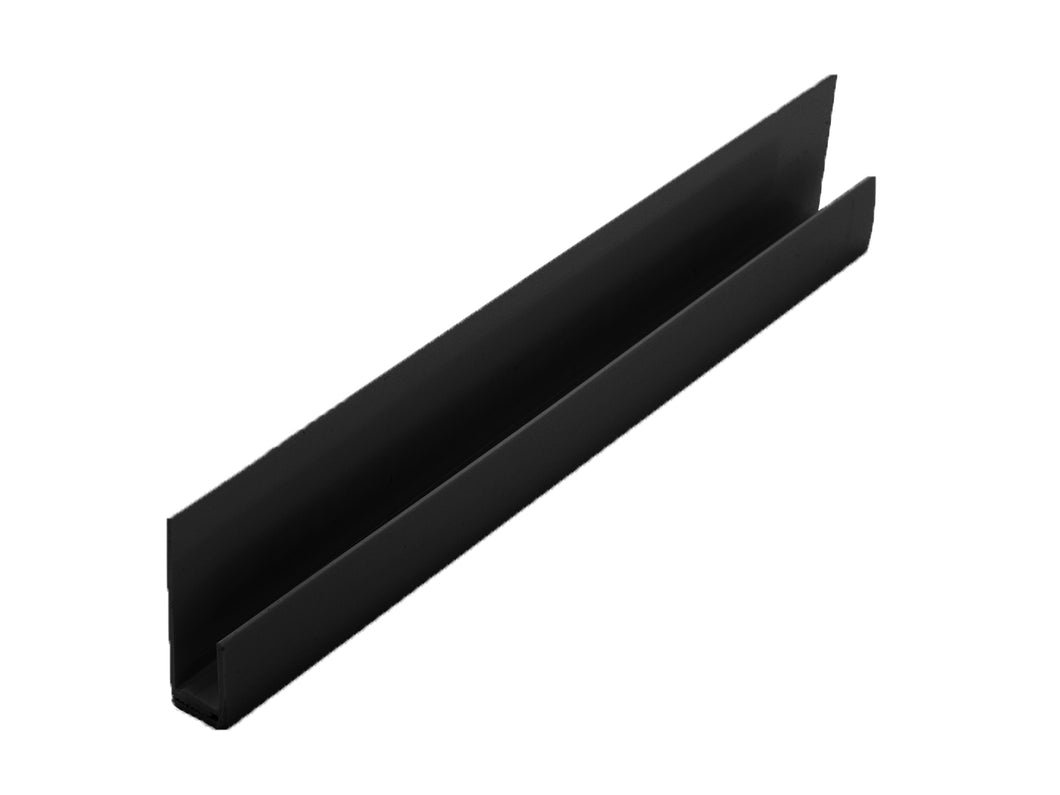 Black Starter Edging Trim for 10mm PVC Shower Wall Panels 2.7m