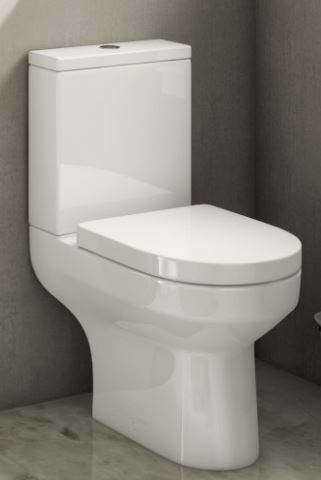Bijou Close Couple Toilet with Soft Close Seat