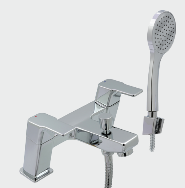 Francis Pegler Araya Castillo Bathroom Bath Shower Mixer Taps - Chrome