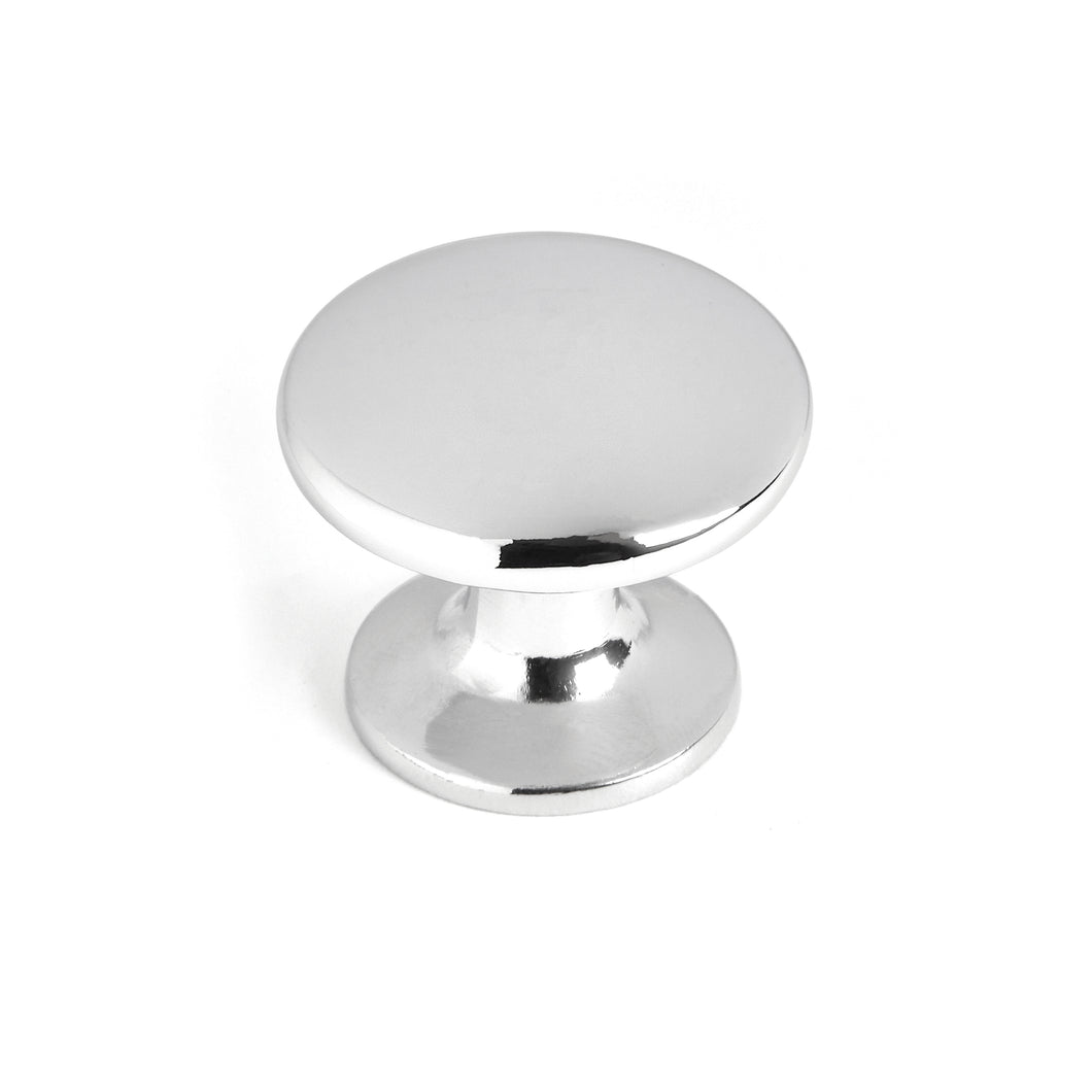 Vares-A  Round Knob Bathroom Furniture Handles - 32mm Chrome