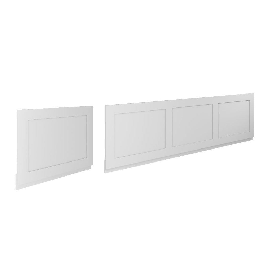 Freshwater  - 170cm Bath Panel White Traditional Bathroom Furniture 1700mm
