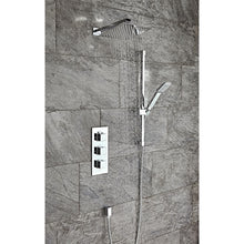 Load image into Gallery viewer, Triple Handle, 3 Outlet Concealed Shower Valve - Chrome
