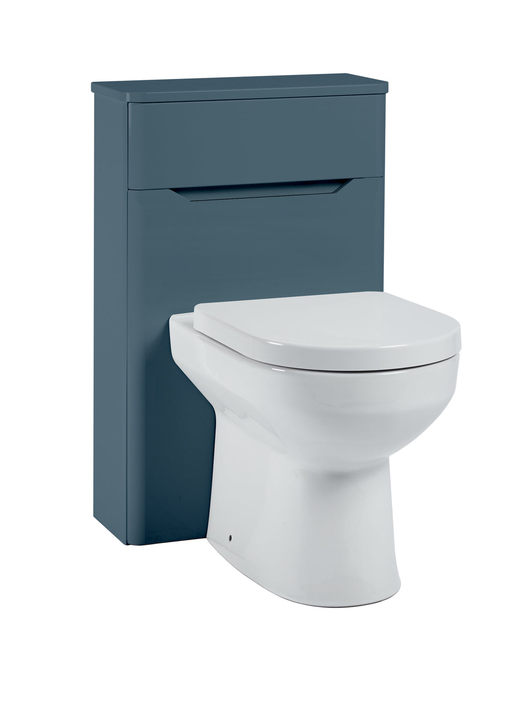 Ella 500mm Handless Bathroom WC Unit  - Blue