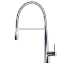 Load image into Gallery viewer, Vares-A &#39;Candii&#39; Nickel Single Lever Flexi Swan Neck Monobloc Kitchen Sink Taps
