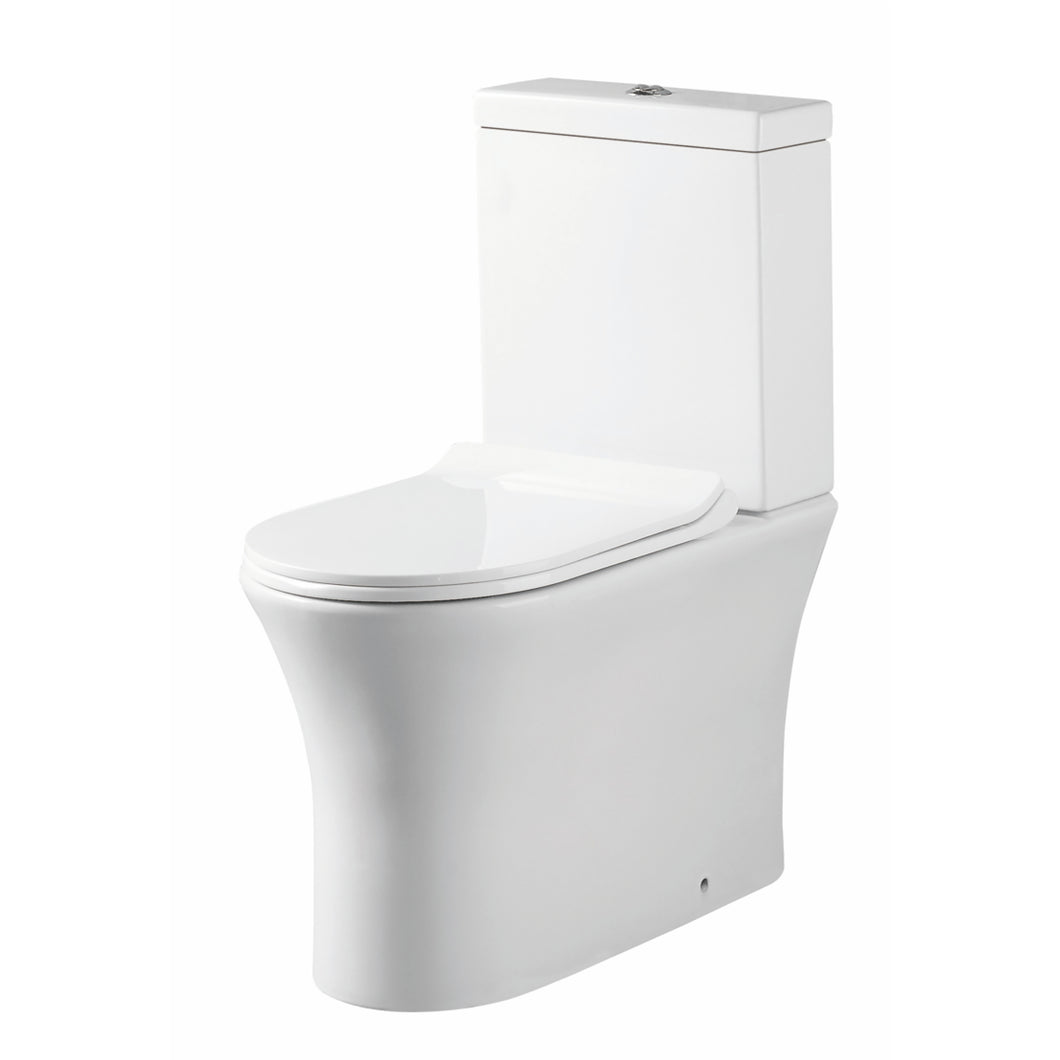 Deia Close Couple Toilet with Soft Close Slim Seat - Comfort Height