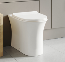 Load image into Gallery viewer, Deia Rimless Comfort Height BTW Pan Toilet with Soft Close Seat
