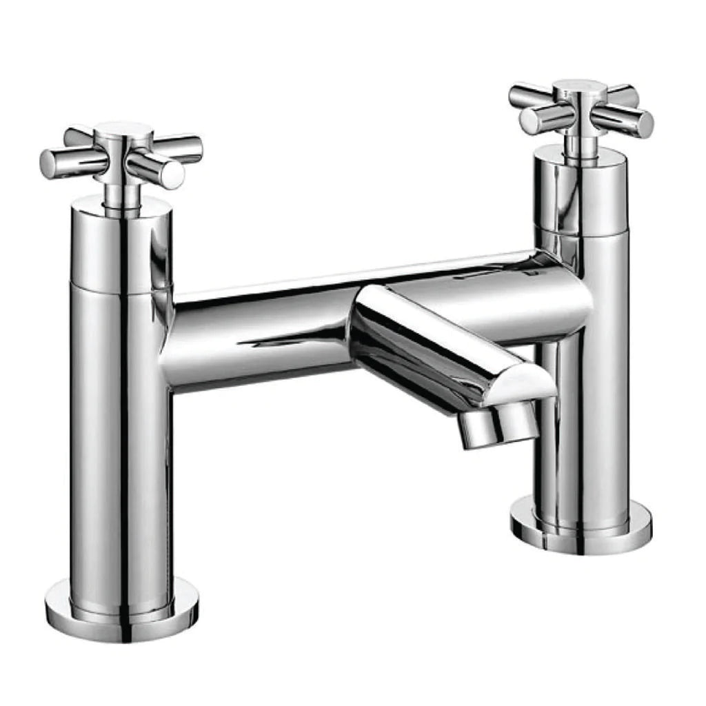Exo Chrome Bathroom Taps Mono Basin Taps, Bath Filler or Bath Shower Mixer