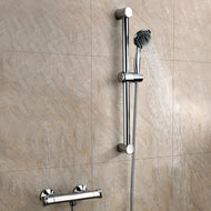 Round Brass Body Valve, Shower Riser Kit and Fast Fix Brackets