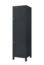 Load image into Gallery viewer, Freshwater 39cm Dark Grey Traditional Bathroom Furniture Tall Boy 390mm
