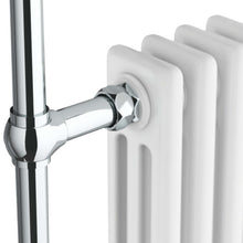 Load image into Gallery viewer, Freshwater 4 Column Traditional Radiator, Heated Towel Rail – 479 X 952mm  1504BTU - White - Chrome
