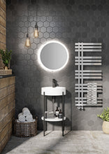 Load image into Gallery viewer, Mono Black Round Basin Freestanding Bathroom Vanity Floor Mounted with Black Tap

