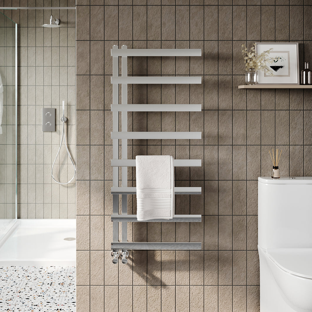 Vares-A Rani Flat Designer Chrome Bathroom Towel Warmers- Various Sizes