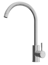 Load image into Gallery viewer, Jak Chrome Single Lever Swan Neck Monobloc Kitchen Sink Taps
