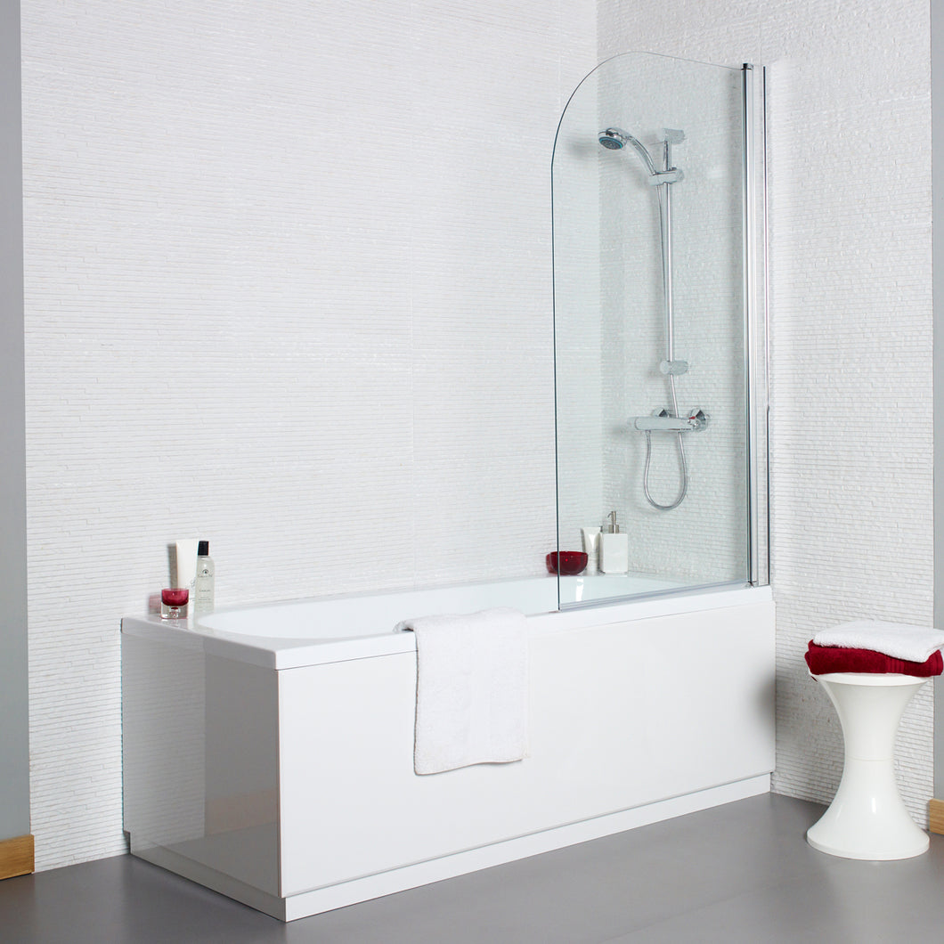 Vares-A Curved Bath Screen 1400mm x 800mm