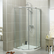 Load image into Gallery viewer, Package Deal - Trade Range - 900 x 900mm Glass Quadrant Shower Enclosures 6mm - Chrome
