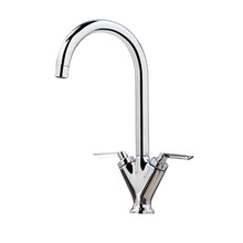 Load image into Gallery viewer, Vares-A, &#39;Liver&#39; Chrome Monobloc Swivel Kitchen Sink Taps
