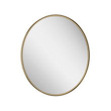 Load image into Gallery viewer, Macie Round LED Bathroom Mirror - Brushed Brass

