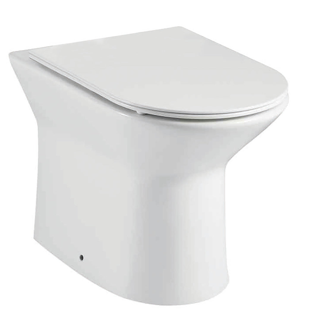 Middleton Rimless WC BTW Toilet with Soft Close Slim Seat