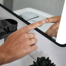 Load image into Gallery viewer, Scudo Mono Black Mono LED Ambient Bathroom Mirror 1200 x 600mm
