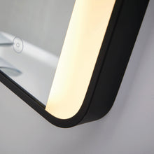 Load image into Gallery viewer, Mono Black Mono LED Ambient Bathroom Mirror 500 x 700mm
