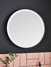 Load image into Gallery viewer, Vares-A Mono LED Bathroom Mirror 600mm - Matt Black
