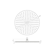 Load image into Gallery viewer, Chrome Round Shower Head 400mm
