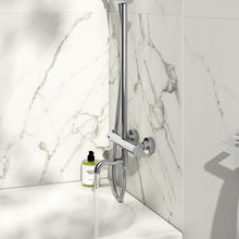 Load image into Gallery viewer, Solar Round Rigid Riser Shower With Bath Filler
