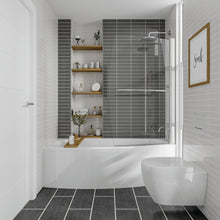 Load image into Gallery viewer, Trojan Space Saver Baths 1700 x 700 with Frontal Panel White Acrylic - No Tap Holes
