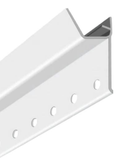 Shower Tray - Bath Sealing Trim for 10mm PVC Shower Wall Panels 1.85m