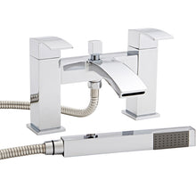 Load image into Gallery viewer, Vares-A Vaa Bathroom Square Lever Bath Shower Mixer Taps Chrome
