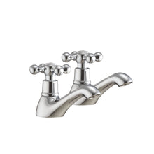 Load image into Gallery viewer, Classica Traditional Bathroom Bath Taps - Pair - Chrome
