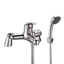 Load image into Gallery viewer, Tidy Bathroom Taps Chrome Mono Basin Taps, Bath Filler or Bath Shower Mixer
