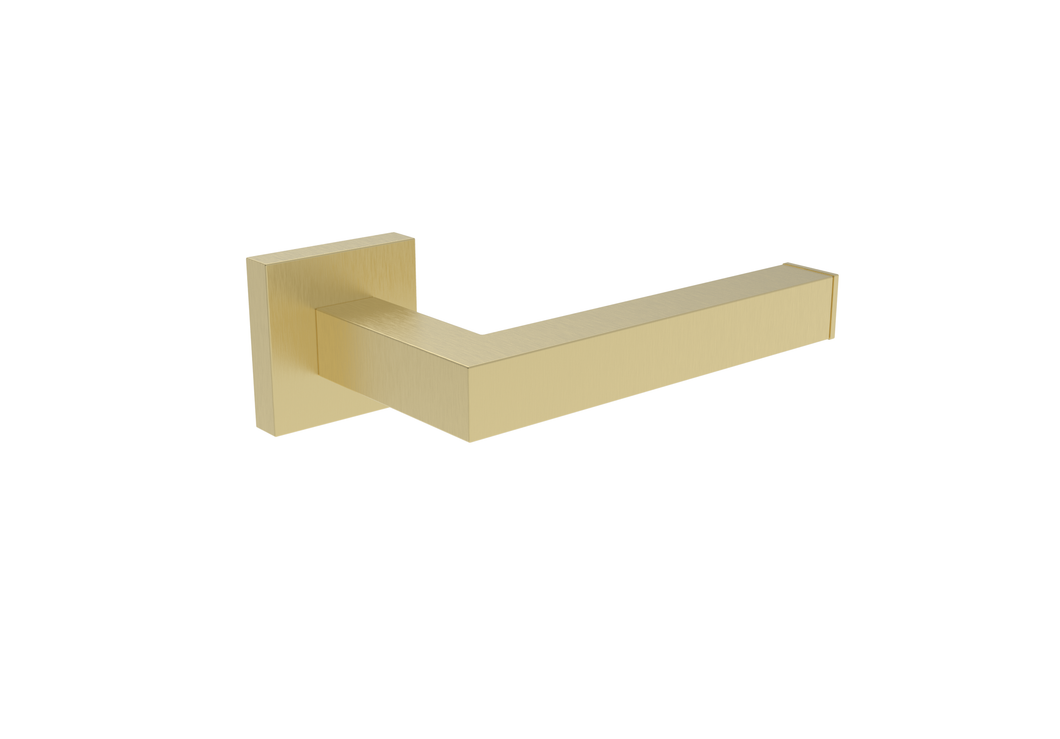 Vares-A  Square Bathroom Square Toilet Paper Holder   - Brushed Brass